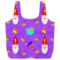 Saint Nicholas Saint Nicholas Full Print Recycle Bag (xl) by Sapixe