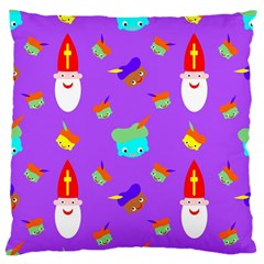 Saint Nicholas Saint Nicholas Large Flano Cushion Case (One Side)