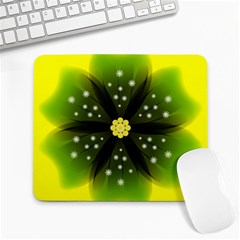 Christmas Flower Nature Plant Large Mousepads by Sapixe