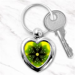 Christmas Flower Nature Plant Key Chains (heart)  by Sapixe