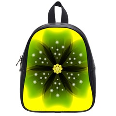 Christmas Flower Nature Plant School Bag (small) by Sapixe