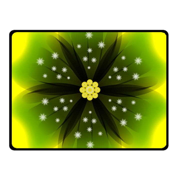 Christmas Flower Nature Plant Fleece Blanket (Small)