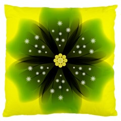 Christmas Flower Nature Plant Large Cushion Case (one Side) by Sapixe