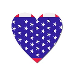 Day Independence July Background Heart Magnet by Sapixe