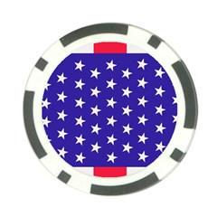 Day Independence July Background Poker Chip Card Guard by Sapixe