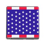 Day Independence July Background Memory Card Reader (Square 5 Slot) Front