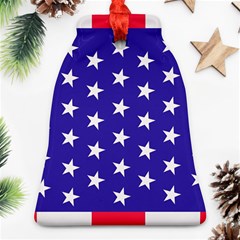 Day Independence July Background Bell Ornament (two Sides) by Sapixe