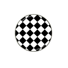 Grid Domino Bank And Black Hat Clip Ball Marker by Sapixe