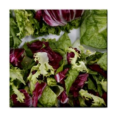 Salad Lettuce Vegetable Tile Coasters by Sapixe