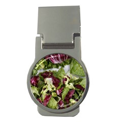 Salad Lettuce Vegetable Money Clips (round)  by Sapixe