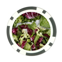 Salad Lettuce Vegetable Poker Chip Card Guard by Sapixe