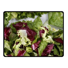 Salad Lettuce Vegetable Fleece Blanket (small) by Sapixe