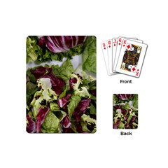 Salad Lettuce Vegetable Playing Cards (mini) by Sapixe