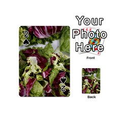 Salad Lettuce Vegetable Playing Cards 54 (mini) by Sapixe