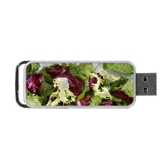 Salad Lettuce Vegetable Portable Usb Flash (one Side) by Sapixe