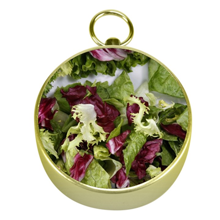 Salad Lettuce Vegetable Gold Compasses