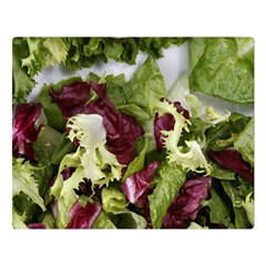 Salad Lettuce Vegetable Double Sided Flano Blanket (large)  by Sapixe