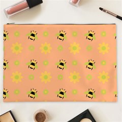 Bee A Bug Nature Wallpaper Cosmetic Bag (xxl) by Sapixe