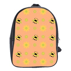 Bee A Bug Nature Wallpaper School Bag (xl) by Sapixe