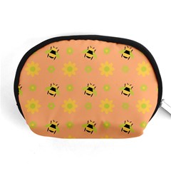 Bee A Bug Nature Wallpaper Accessory Pouch (medium) by Sapixe