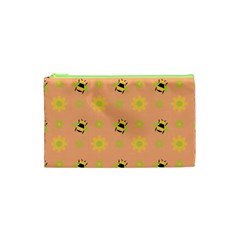 Bee A Bug Nature Wallpaper Cosmetic Bag (xs) by Sapixe