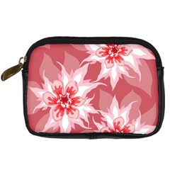 Flower Leaf Nature Flora Floral Digital Camera Leather Case by Sapixe