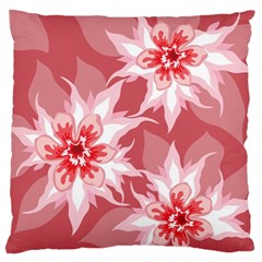 Flower Leaf Nature Flora Floral Large Cushion Case (two Sides) by Sapixe