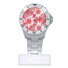 Flower Leaf Nature Flora Floral Plastic Nurses Watch by Sapixe