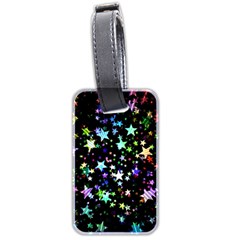 Christmas Star Gloss Lights Light Luggage Tags (two Sides) by Sapixe