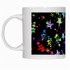 Christmas Star Gloss Lights Light White Mugs