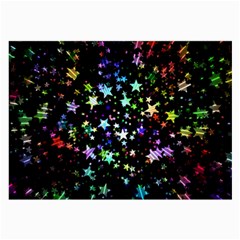 Christmas Star Gloss Lights Light Large Glasses Cloth by Sapixe