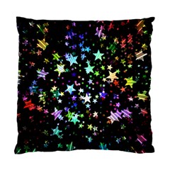 Christmas Star Gloss Lights Light Standard Cushion Case (two Sides) by Sapixe