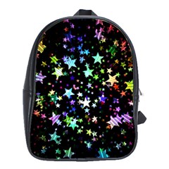 Christmas Star Gloss Lights Light School Bag (large) by Sapixe