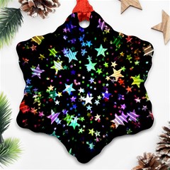 Christmas Star Gloss Lights Light Ornament (snowflake) by Sapixe