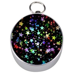 Christmas Star Gloss Lights Light Silver Compasses by Sapixe