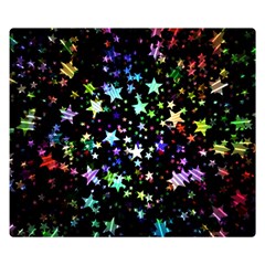 Christmas Star Gloss Lights Light Double Sided Flano Blanket (small)  by Sapixe