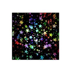 Christmas Star Gloss Lights Light Satin Bandana Scarf by Sapixe