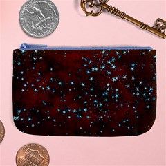 Background Christmas Decoration Large Coin Purse by Sapixe