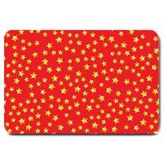 Pattern Stars Multi Color Large Doormat  by Sapixe