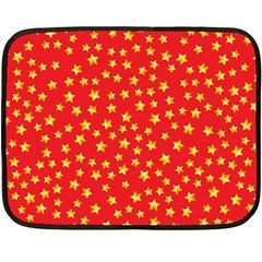 Pattern Stars Multi Color Double Sided Fleece Blanket (mini)  by Sapixe