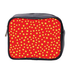 Pattern Stars Multi Color Mini Toiletries Bag (two Sides) by Sapixe