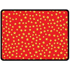 Pattern Stars Multi Color Fleece Blanket (large)  by Sapixe