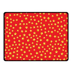 Pattern Stars Multi Color Double Sided Fleece Blanket (small)  by Sapixe