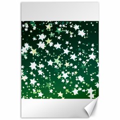 Christmas Star Advent Background Canvas 24  X 36  by Sapixe