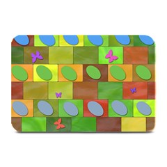 Easter Egg Happy Easter Colorful Plate Mats by Sapixe