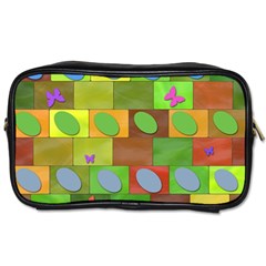 Easter Egg Happy Easter Colorful Toiletries Bag (two Sides) by Sapixe