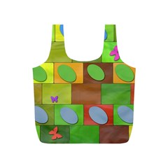 Easter Egg Happy Easter Colorful Full Print Recycle Bag (s) by Sapixe