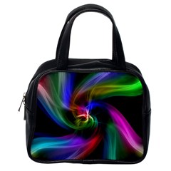 Abstract Art Color Design Lines Classic Handbag (one Side)