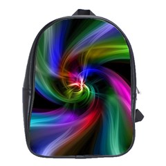 Abstract Art Color Design Lines School Bag (xl) by Sapixe