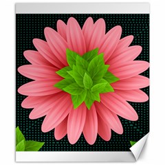 Plant Flower Flowers Design Leaves Canvas 8  X 10  by Sapixe